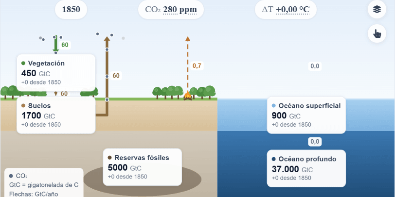 Ciclo del Carbono y Efecto Invernadero