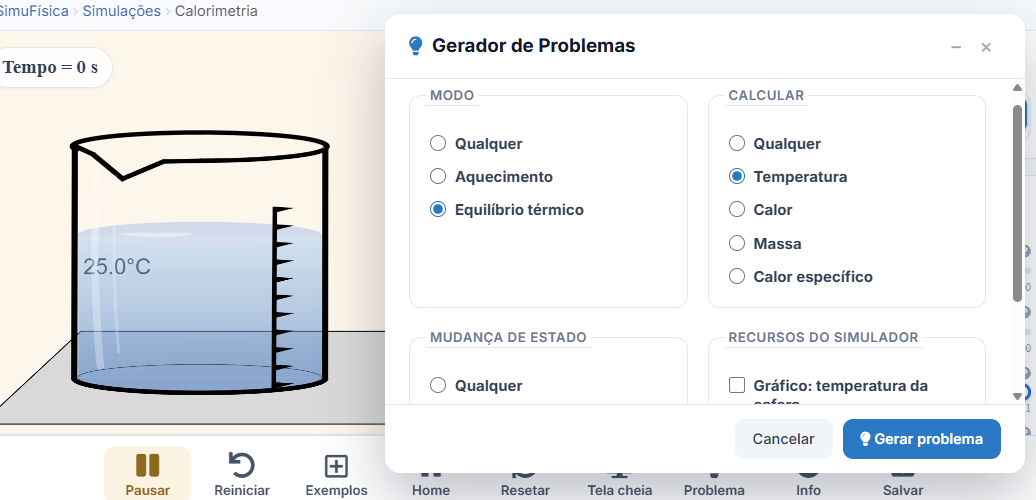 Geração automática de problemas — exemplo 1