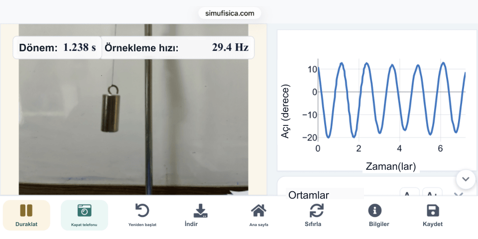 Kameralı sarkaç